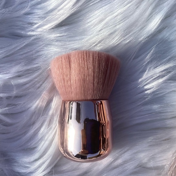 Other - NEW Kabuki Makeup Brush Pink Travel Brush